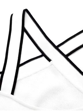 Blusa Feminina Tricô com Detalhe Transpassado Frontal - Virginia
