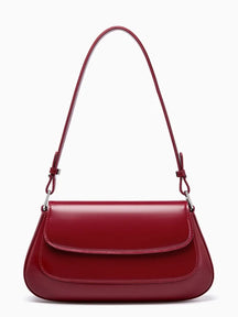 Bolsa Feminina Baguete Tiracolo em Couro PU com Alça Ajustável - Briana