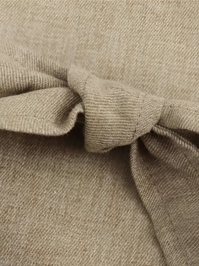 Conjunto Feminino com Blusa de Ombro Único com Amarração na Cintura e Calça Reta - Lucie