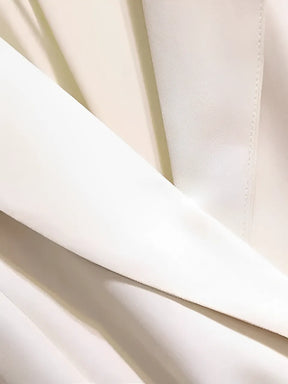 Vestido Feminino Alfaiataria Blazer com Saia Plissada e Cinto - Hana