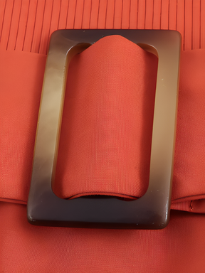 Vestido Feminino Midi Tecido Canelado com Cinto e Modelagem Evasê - Roberta