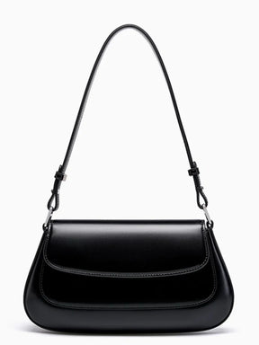 Bolsa Feminina Baguete Tiracolo em Couro PU com Alça Ajustável - Briana