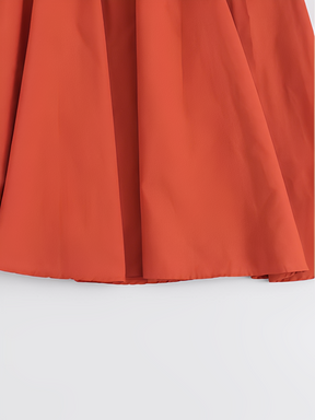 Vestido Feminino Midi Tecido Canelado com Cinto e Modelagem Evasê - Roberta
