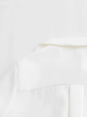 Vestido Feminino Chemise Decote em V com Abertura Frontal em Botões - Alexandra