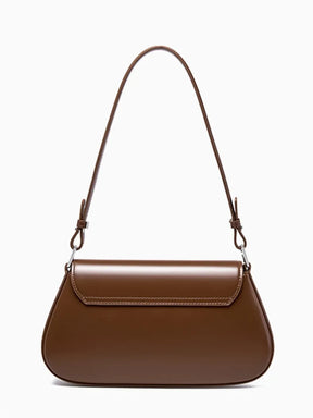 Bolsa Feminina Baguete Tiracolo em Couro PU com Alça Ajustável - Briana