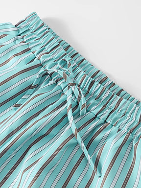 Conjunto Feminino em Tecido Leve com Blusa de Fechamento Frontal e Calça Ajustável - Stephanie