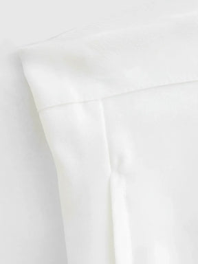 Conjunto Feminino Alfaiataria Blusa com Abotoamento Frontal e Shorts Cintura Alta - Ava