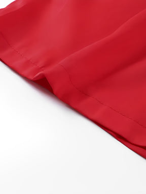 Macacão Feminino Elegante de Manga Longa com Renda e Calça Flare com Cinto - Yeva