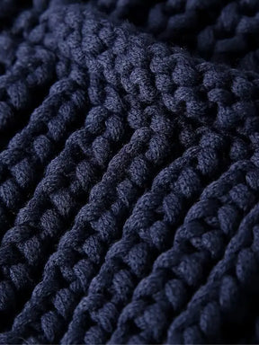 Cardigan Feminino de Tricô Ponto Grosso com Botões e Bolsos - Seraphine