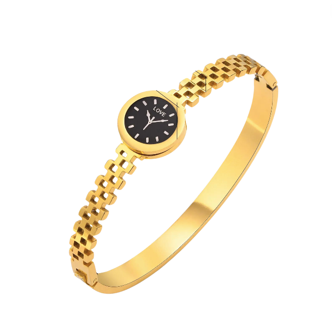 Relógio Feminino Dourado Luxe