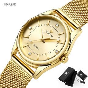 Relógio Feminino Luxury Banhado a Ouro 18k