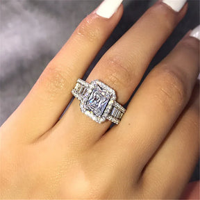 Anel Cravejado Moissanite Luxe