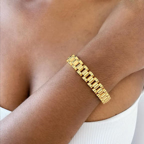 Pulseira Feminina Banhada a Ouro 18k