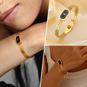 Relógio Feminino Dourado Luxe