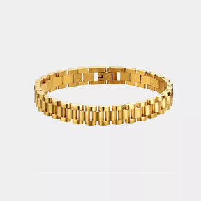 Pulseira Dourado com Zircônia