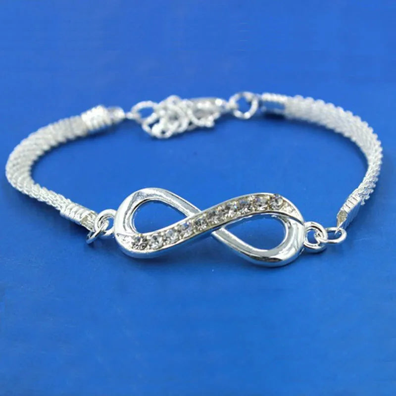 Pulseira Infinity Rhinestone